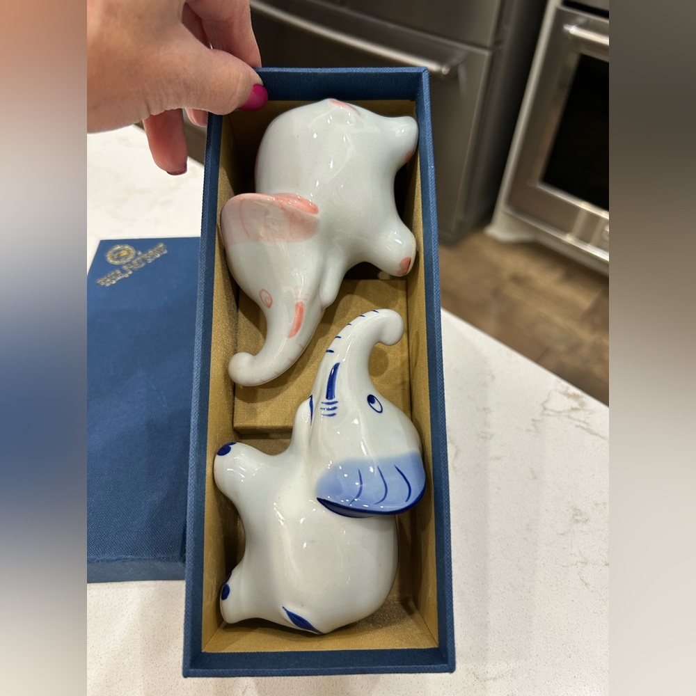 Ceramic Elephant Figurines